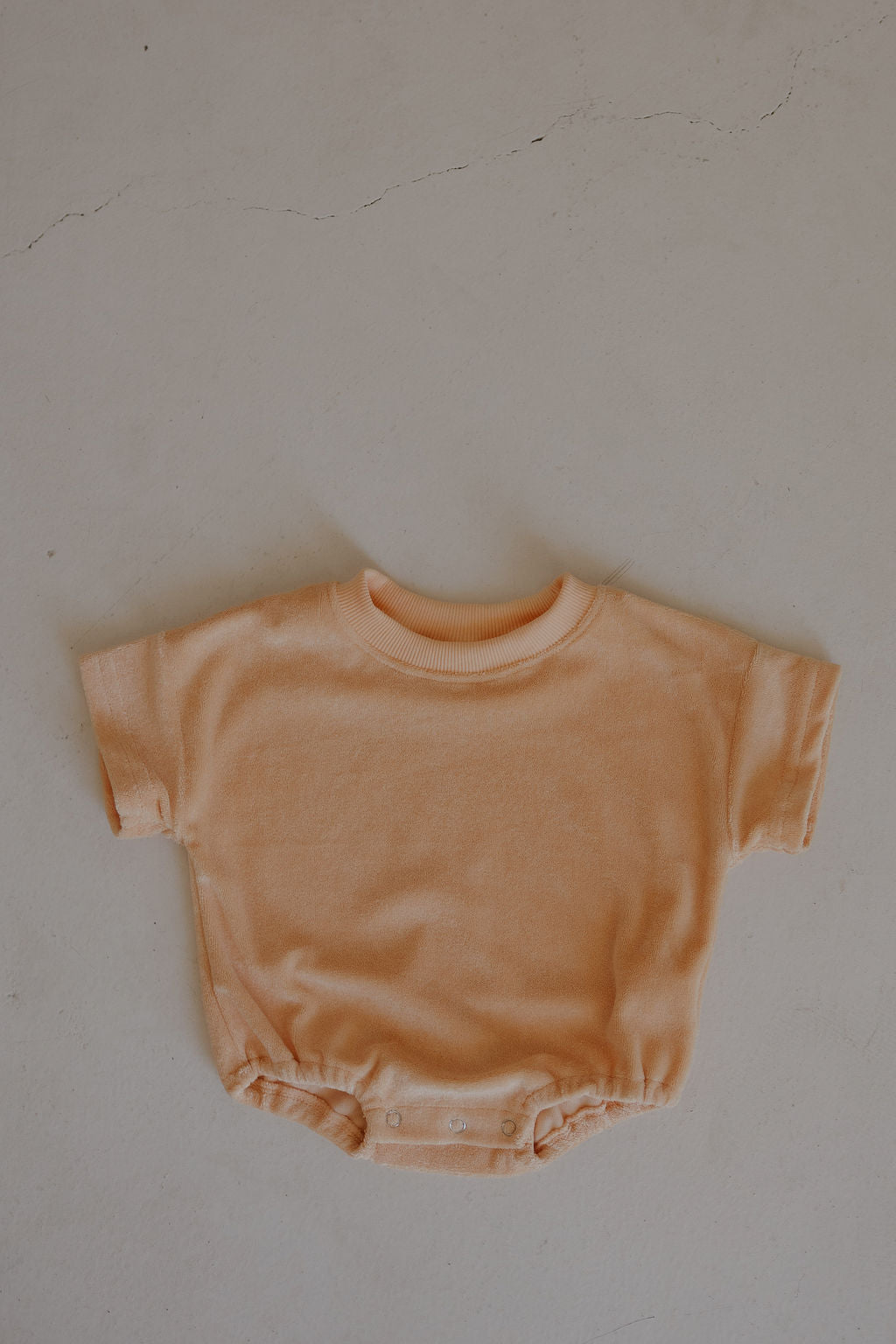 Terry T-Shirt Romper | Sherbert