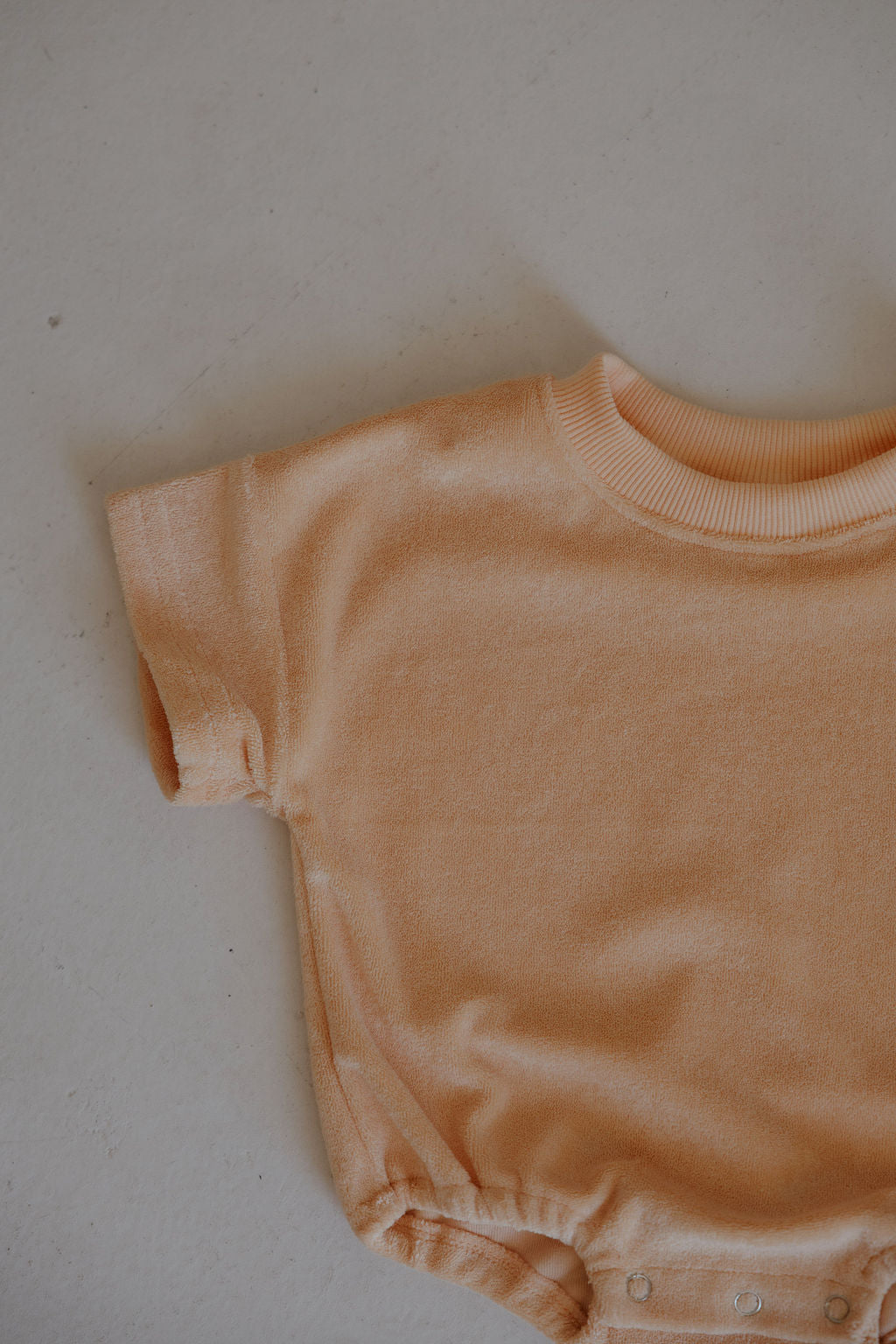 Terry T-Shirt Romper | Sherbert