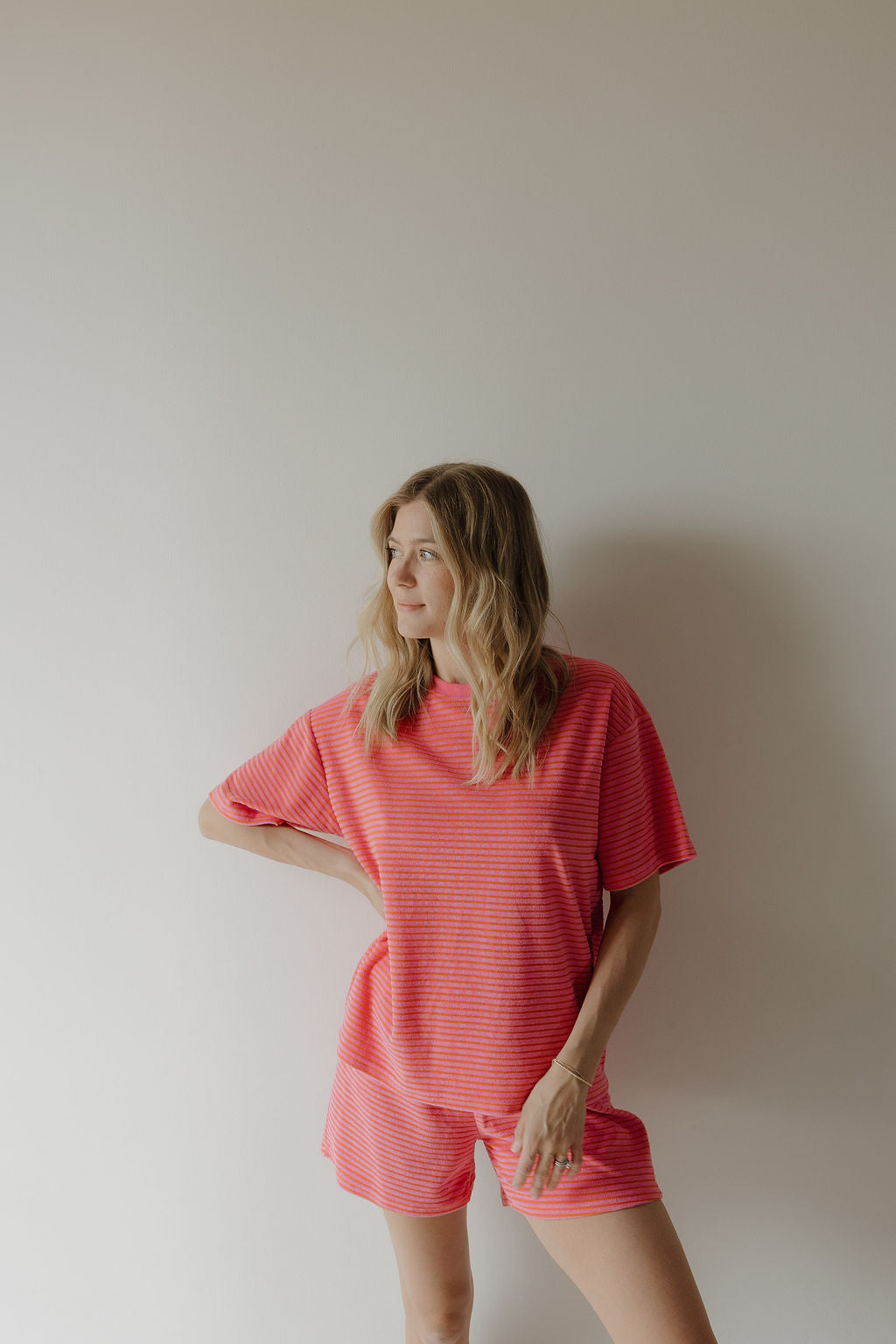 Women's Terry Short Set | Strawberry