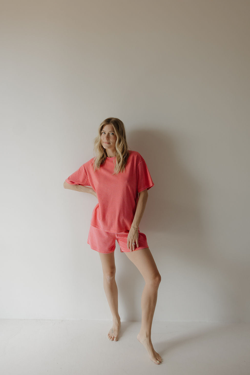 Women's Terry Short Set | Strawberry