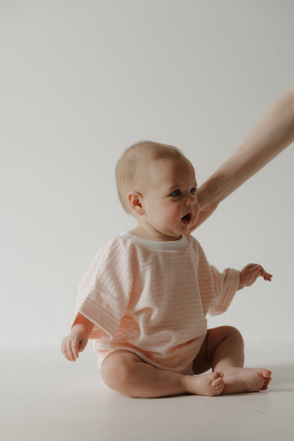 Terry T-Shirt Romper | Cotton Candy