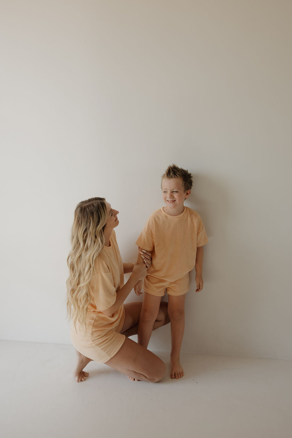 Women's Terry Short Set | Sherbert