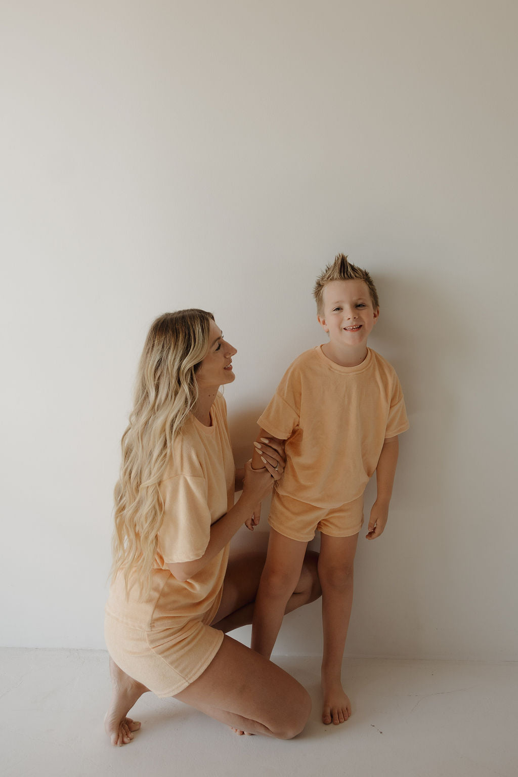 Women's Terry Short Set | Sherbert