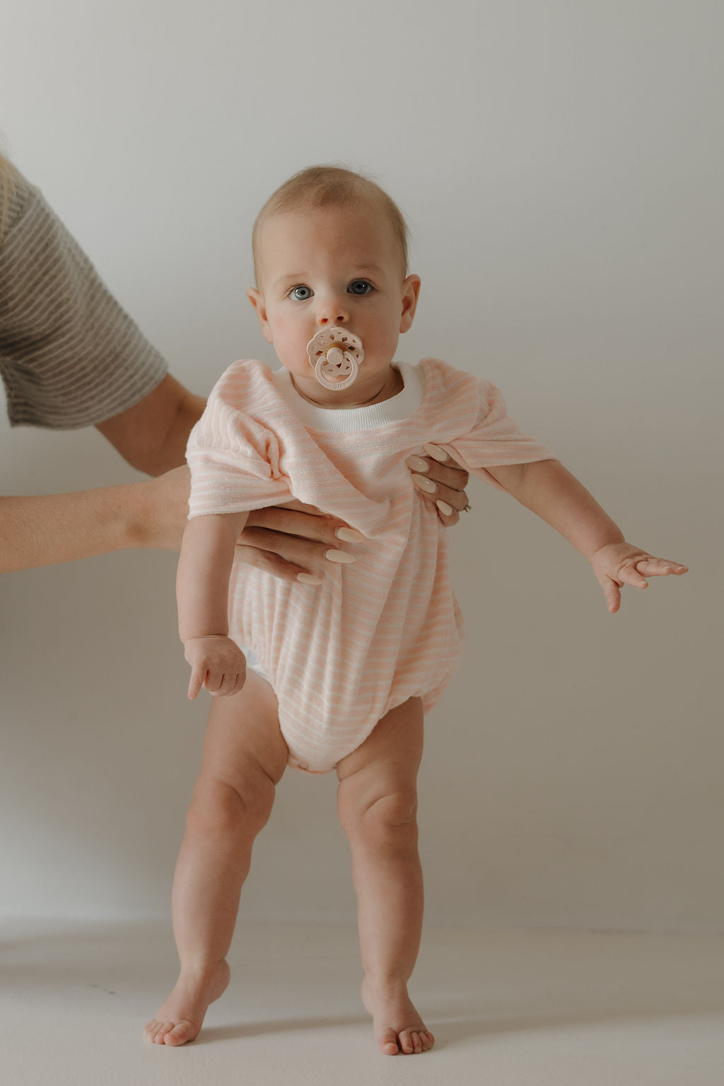 Terry T-Shirt Romper | Cotton Candy
