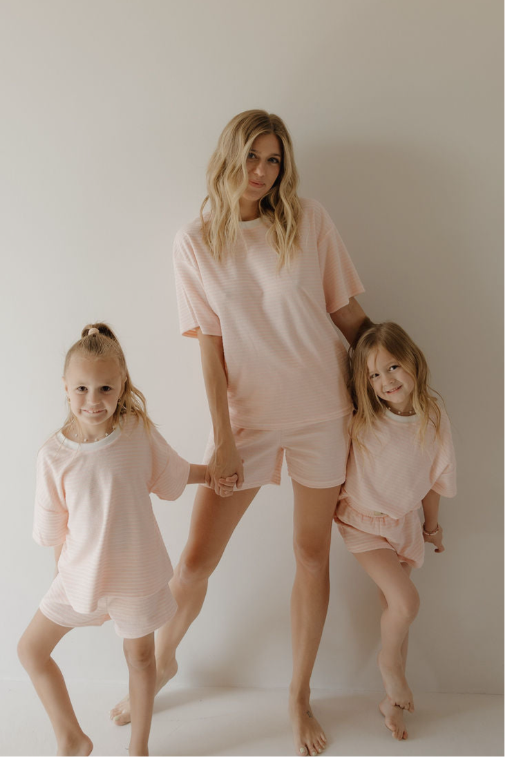 Women's Terry Short Set | Cotton Candy