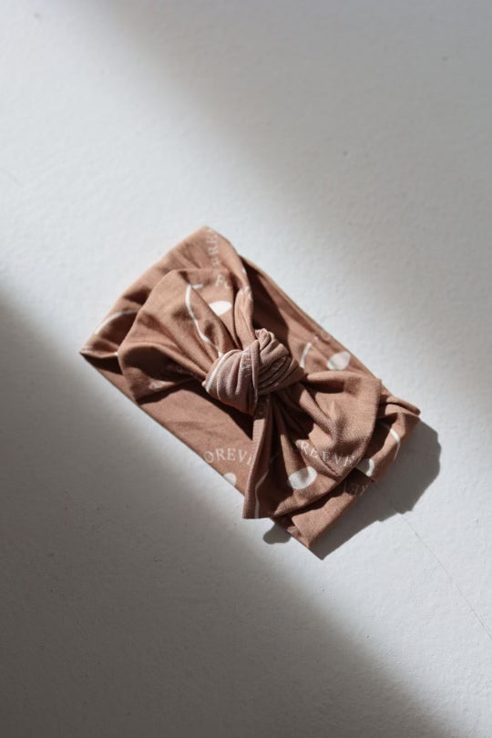 Bamboo Head Wrap | Desert Clay ff Smile