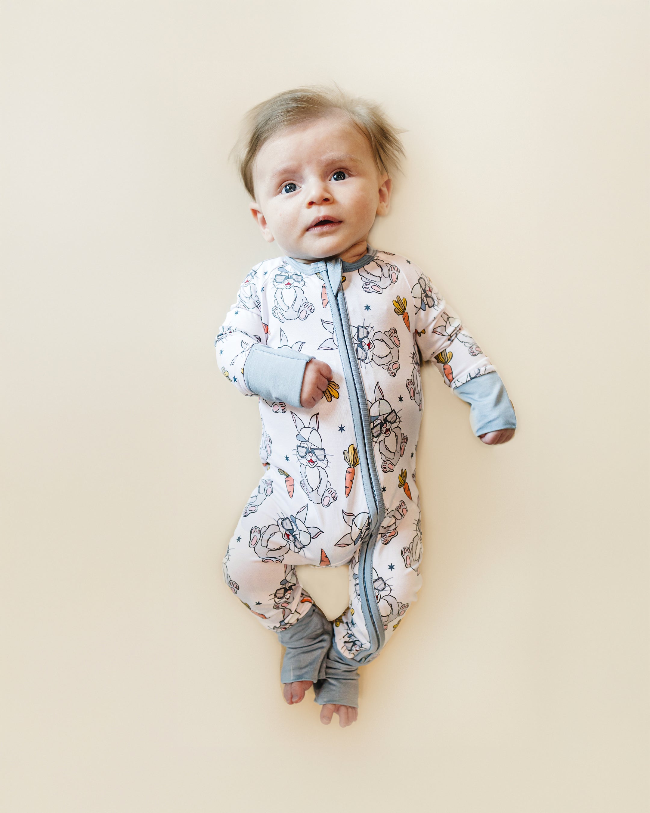 Bamboo Zip Romper | Rad Bunny