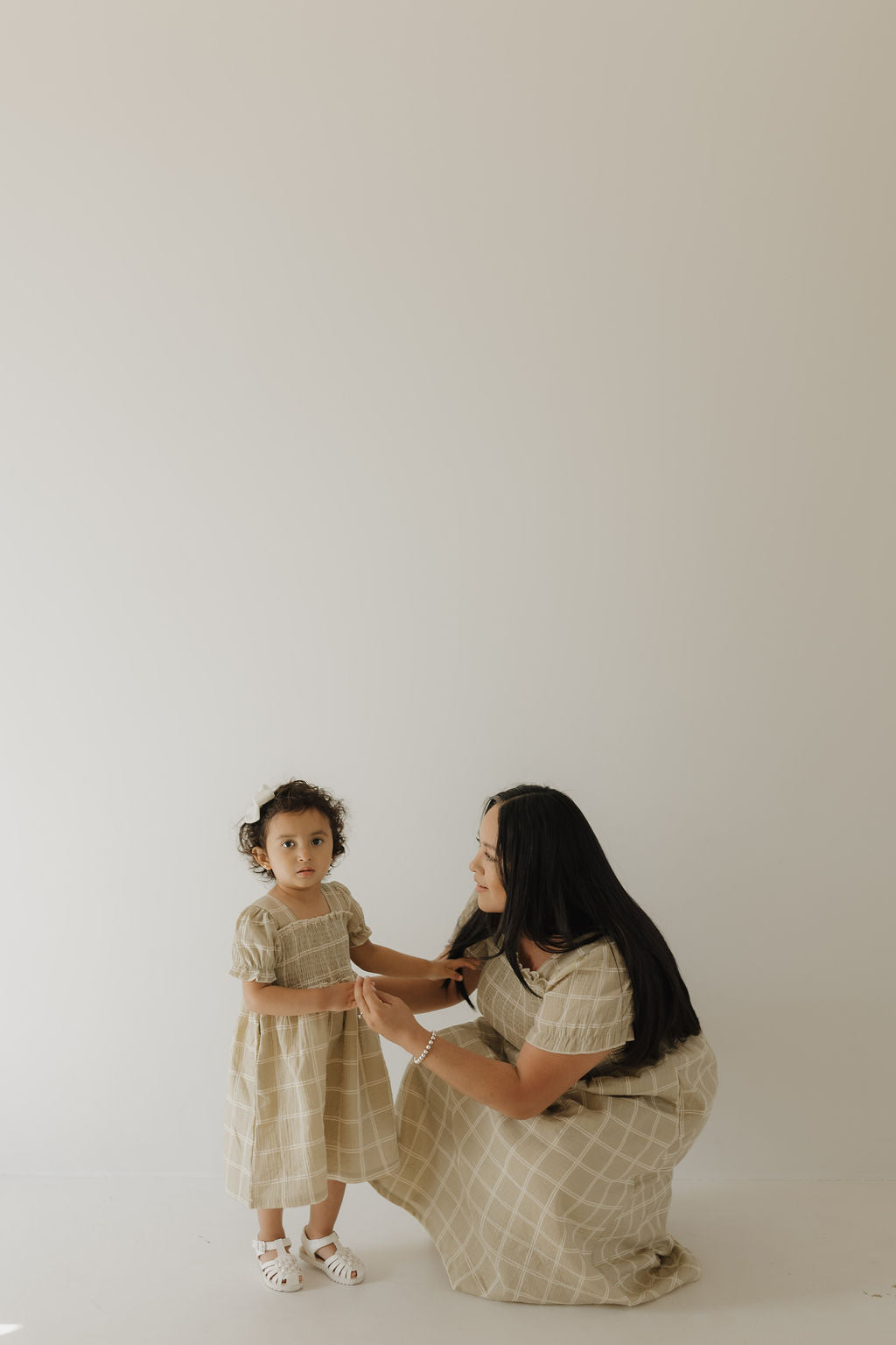 Muslin Dress | Linen Grid