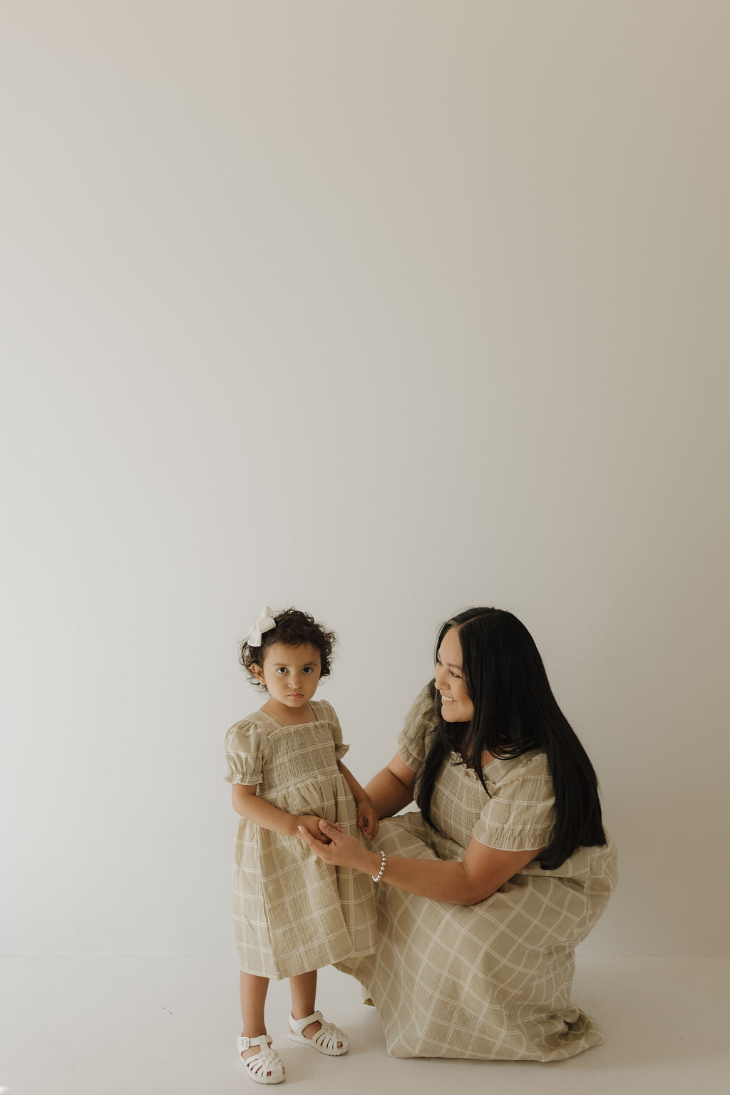 Muslin Dress | Linen Grid
