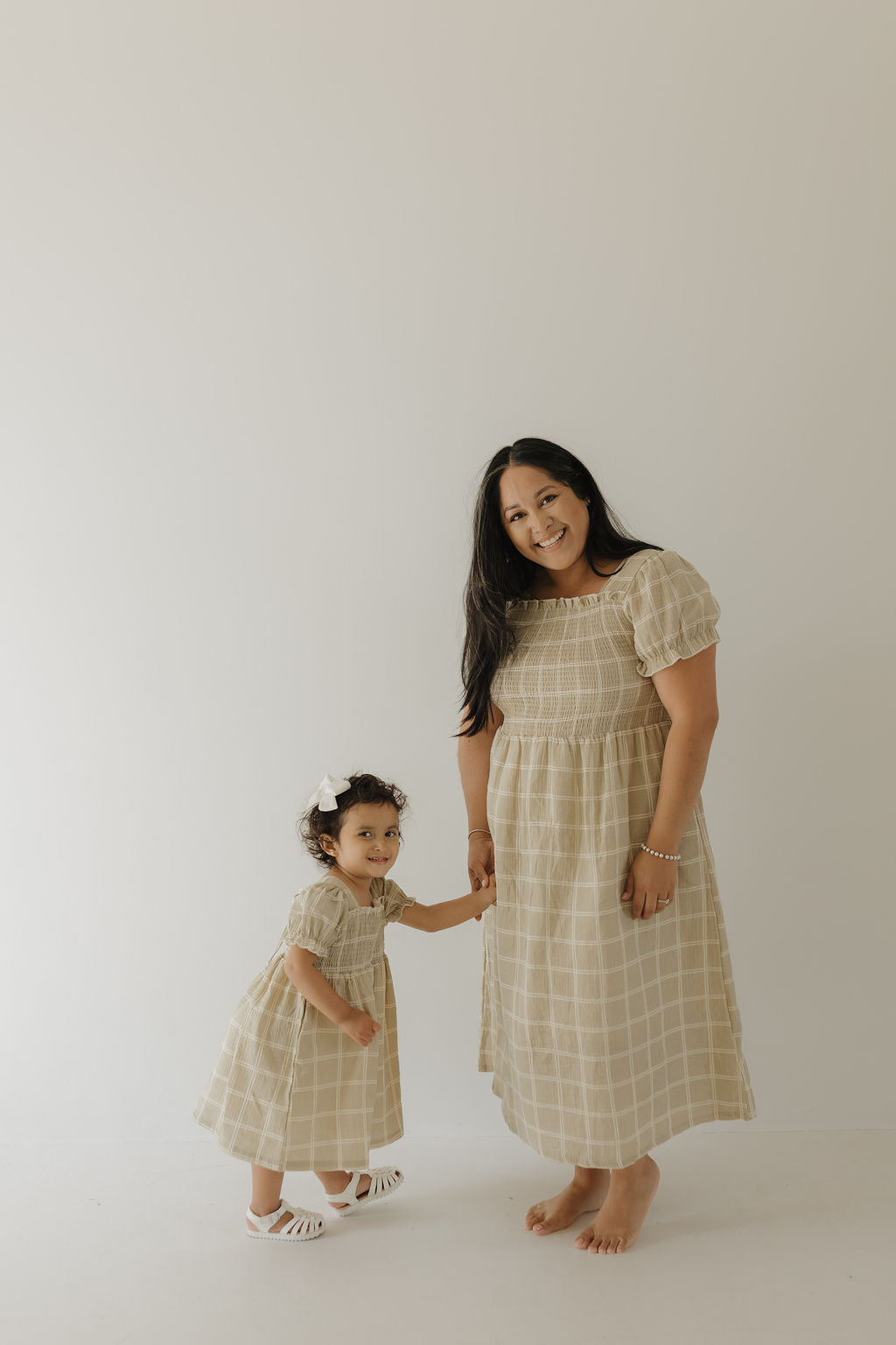 Muslin Dress | Linen Grid