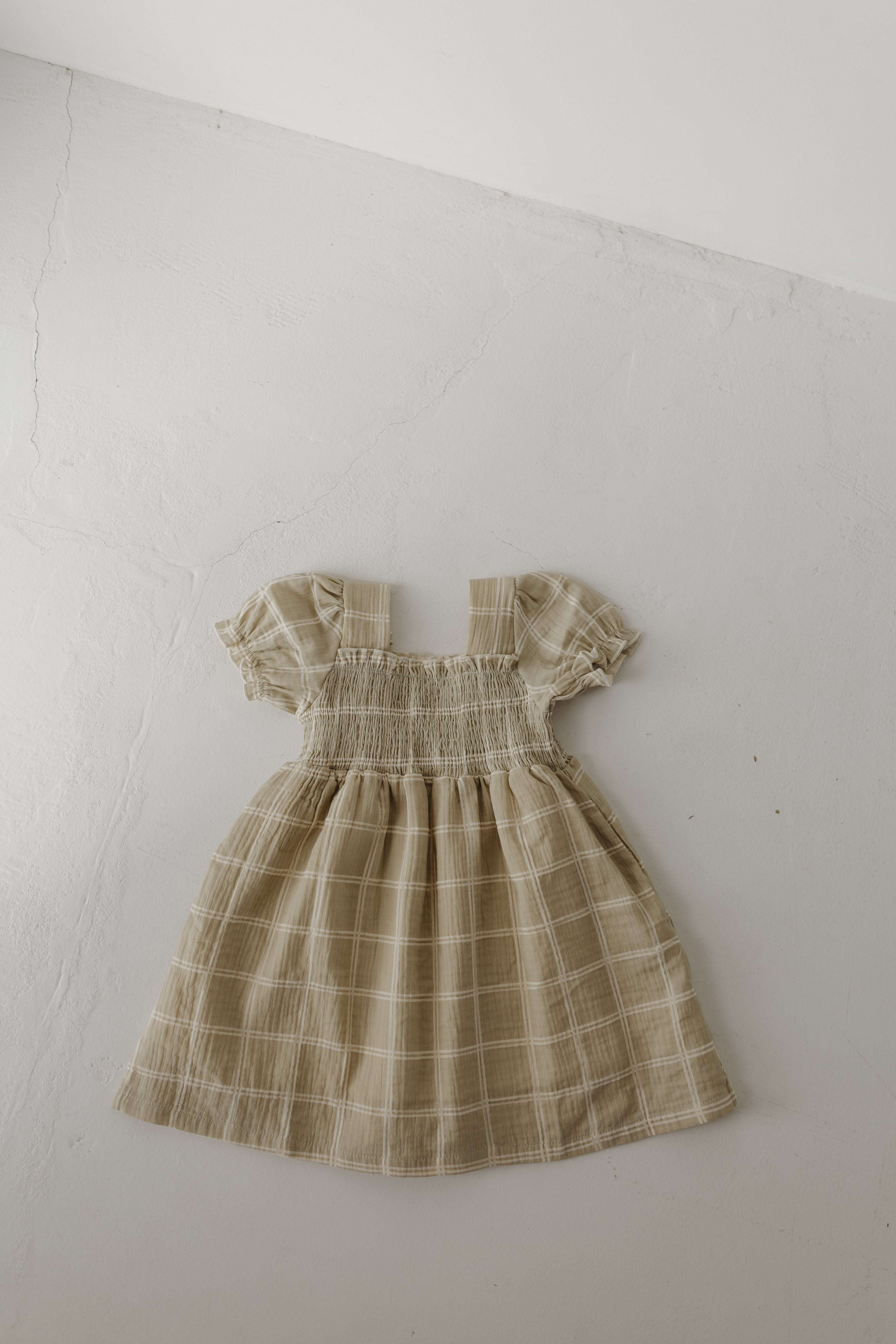 Muslin Dress | Linen Grid