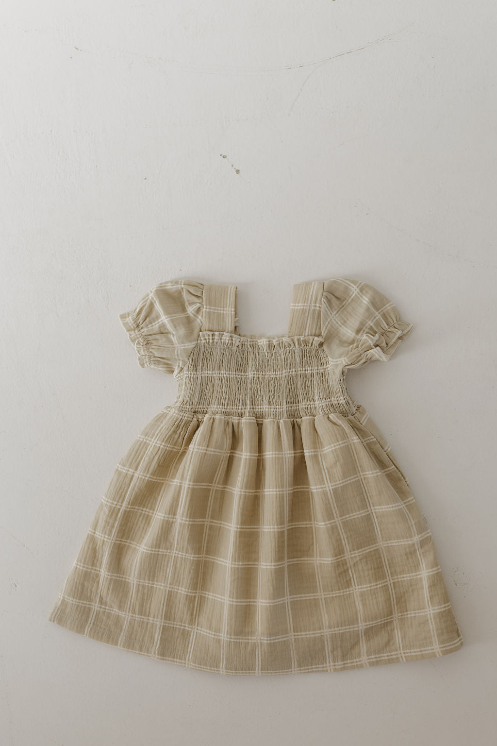 Muslin Dress | Linen Grid