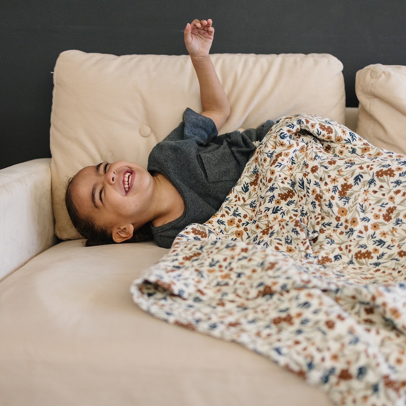 Harvest Floral Muslin Quilt