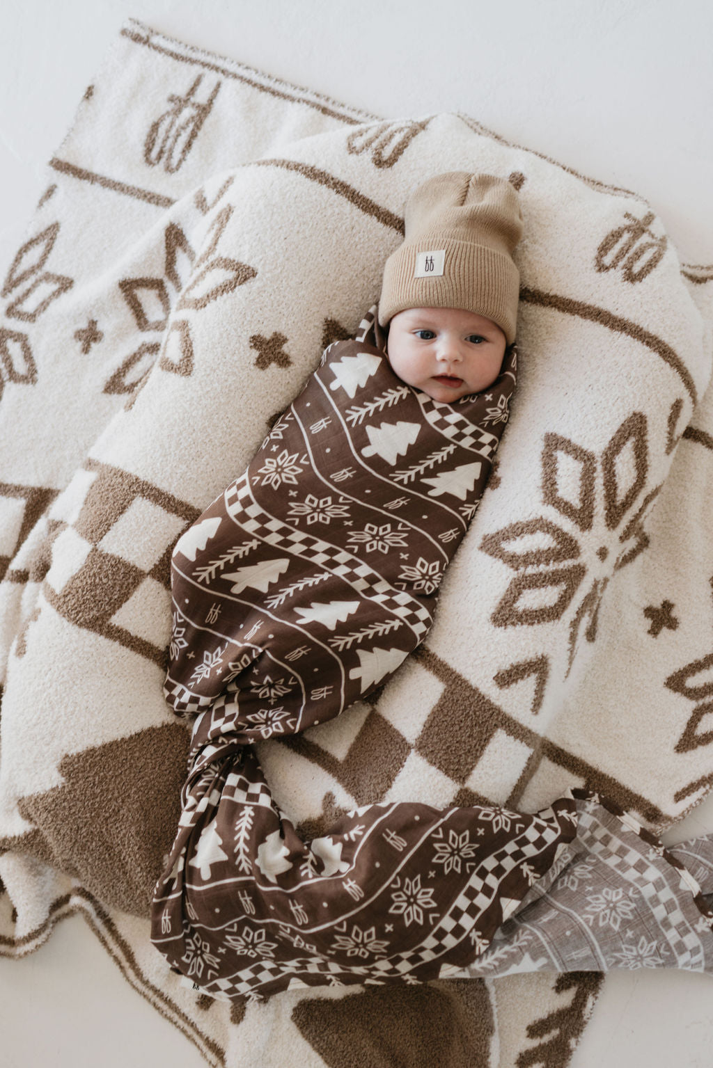 Muslin Swaddle | Forever Fair Isle