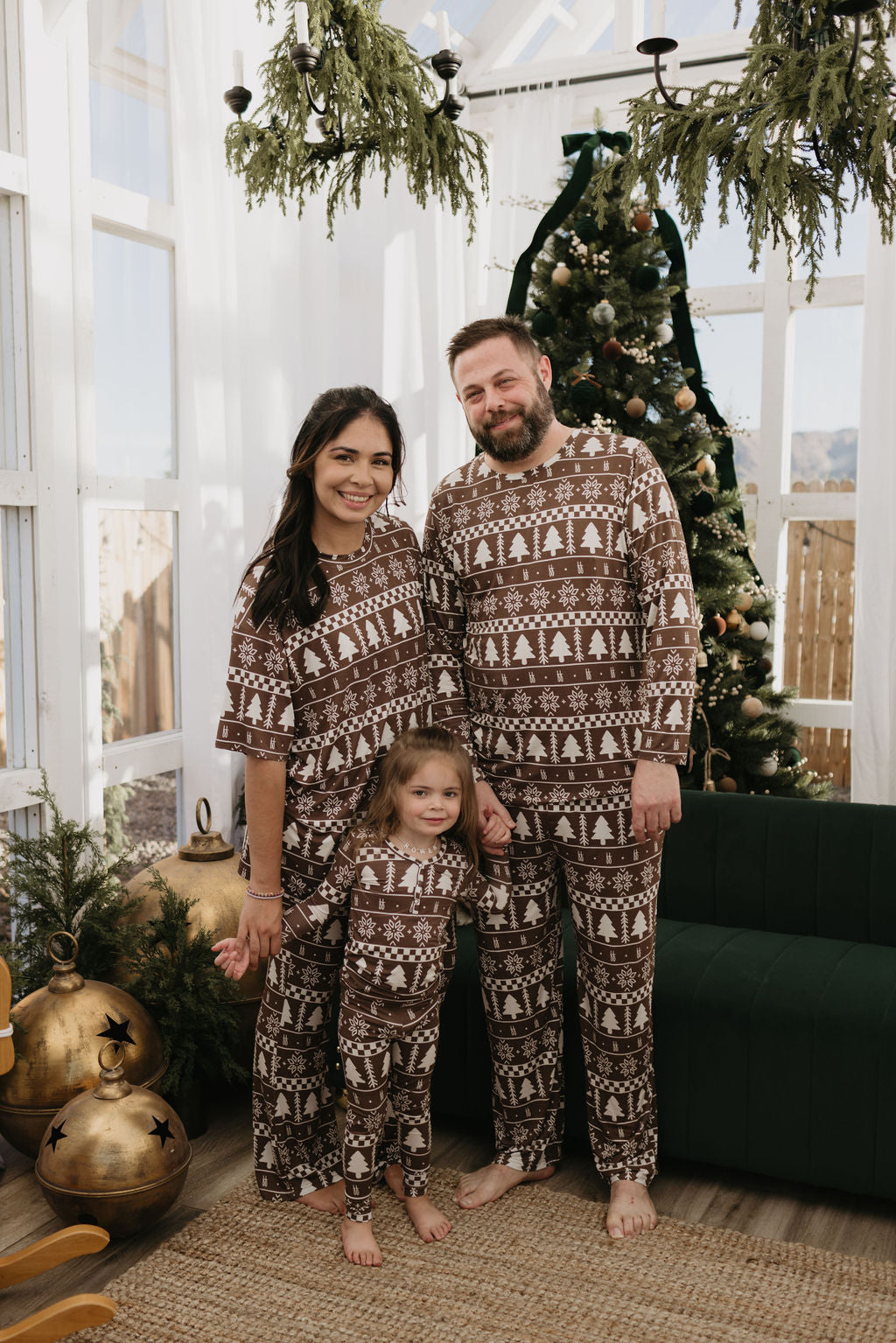 Short Sleeve Women's Bamboo Pajamas | Forever Fair Isle