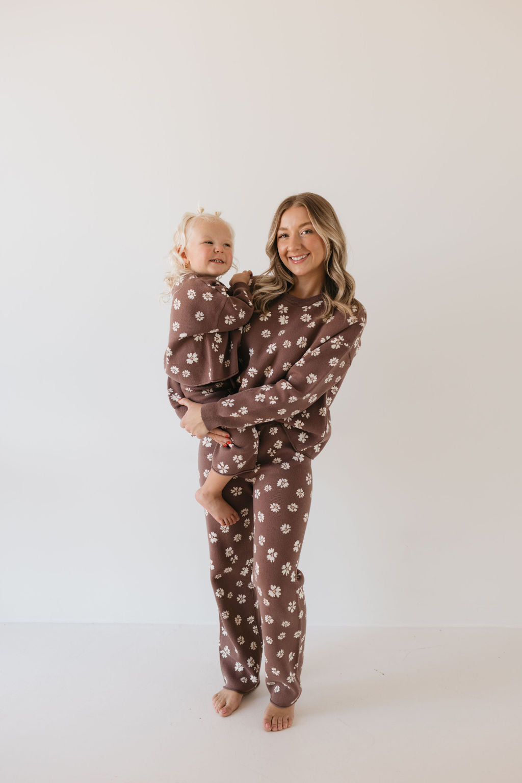 Women's Knit Pant Set | Midnight Meadow