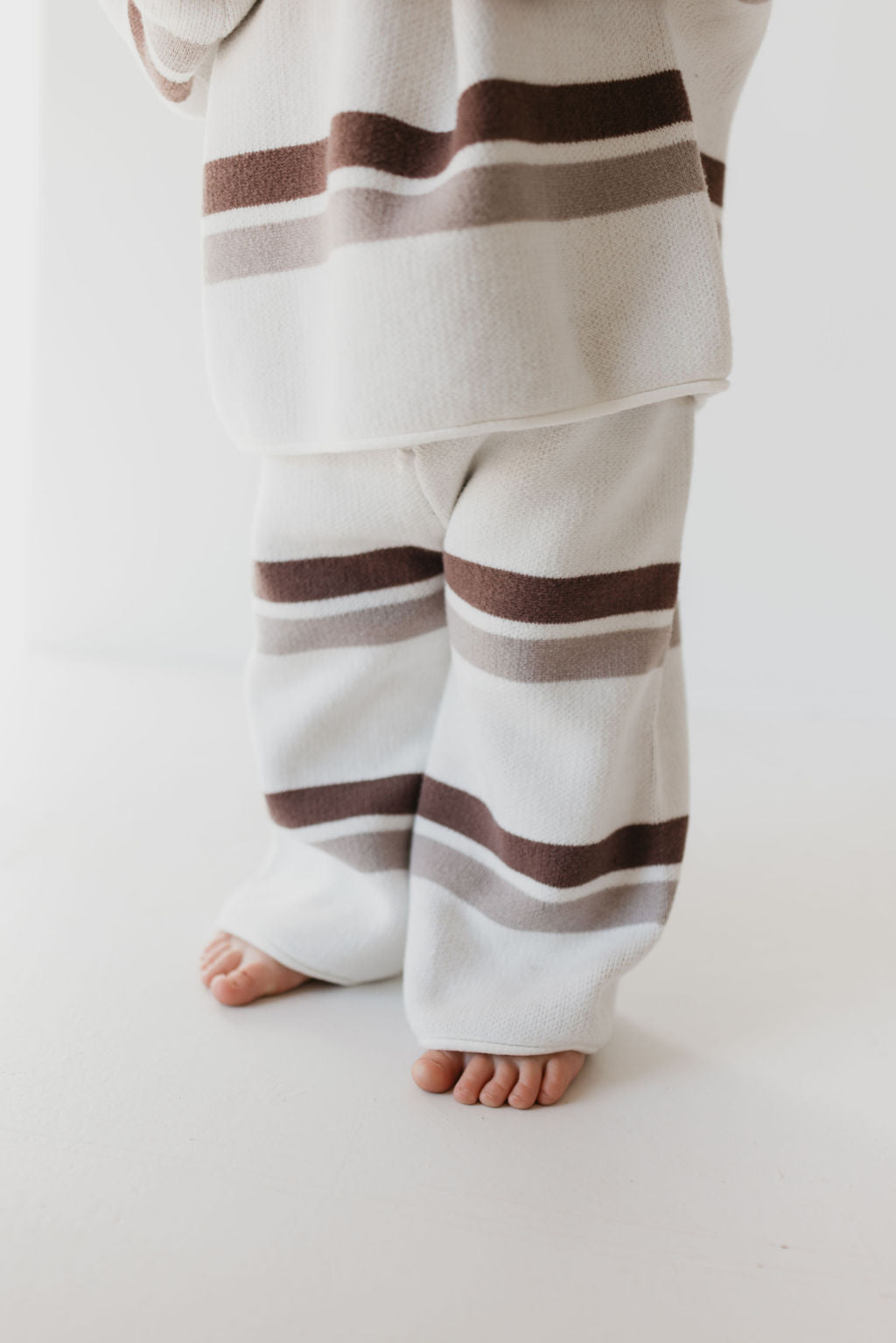 Knit Pant Set | Woodland Stripe