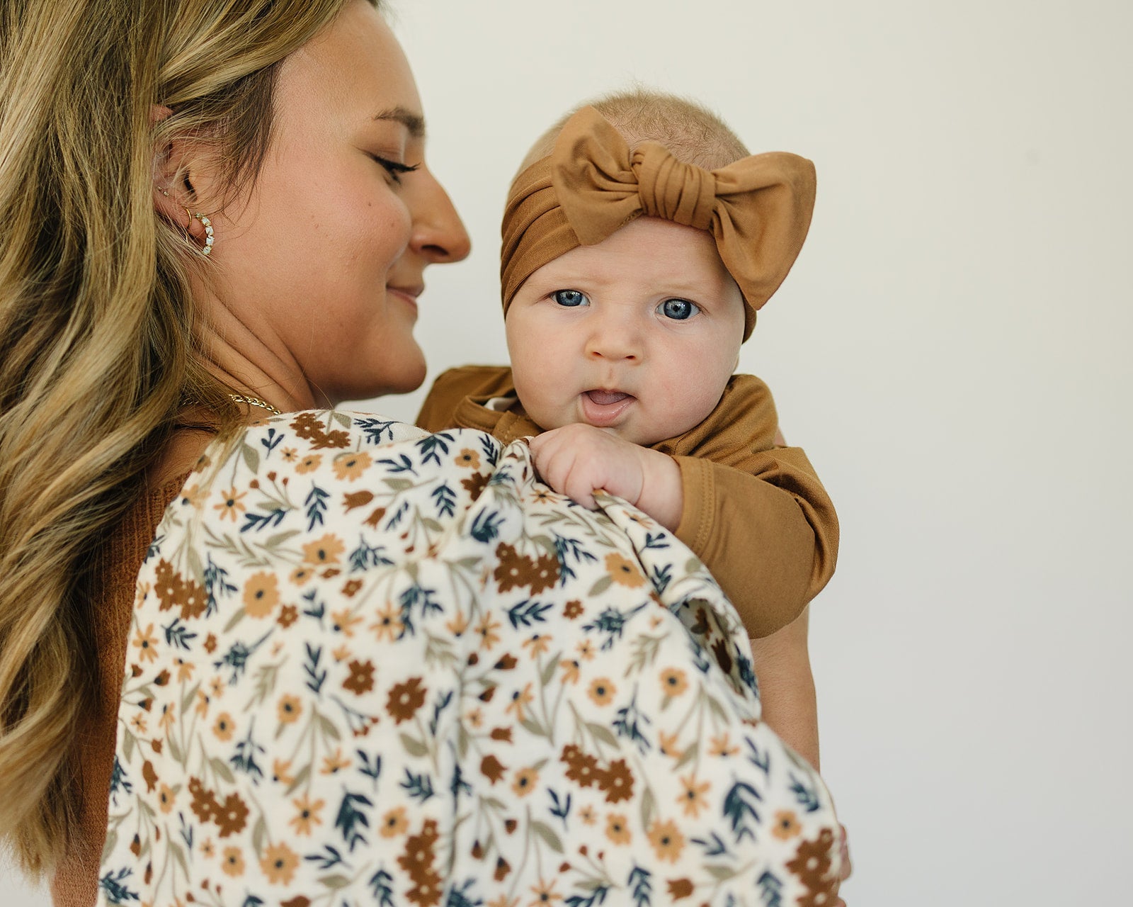 Harvest Floral Burp Cloth