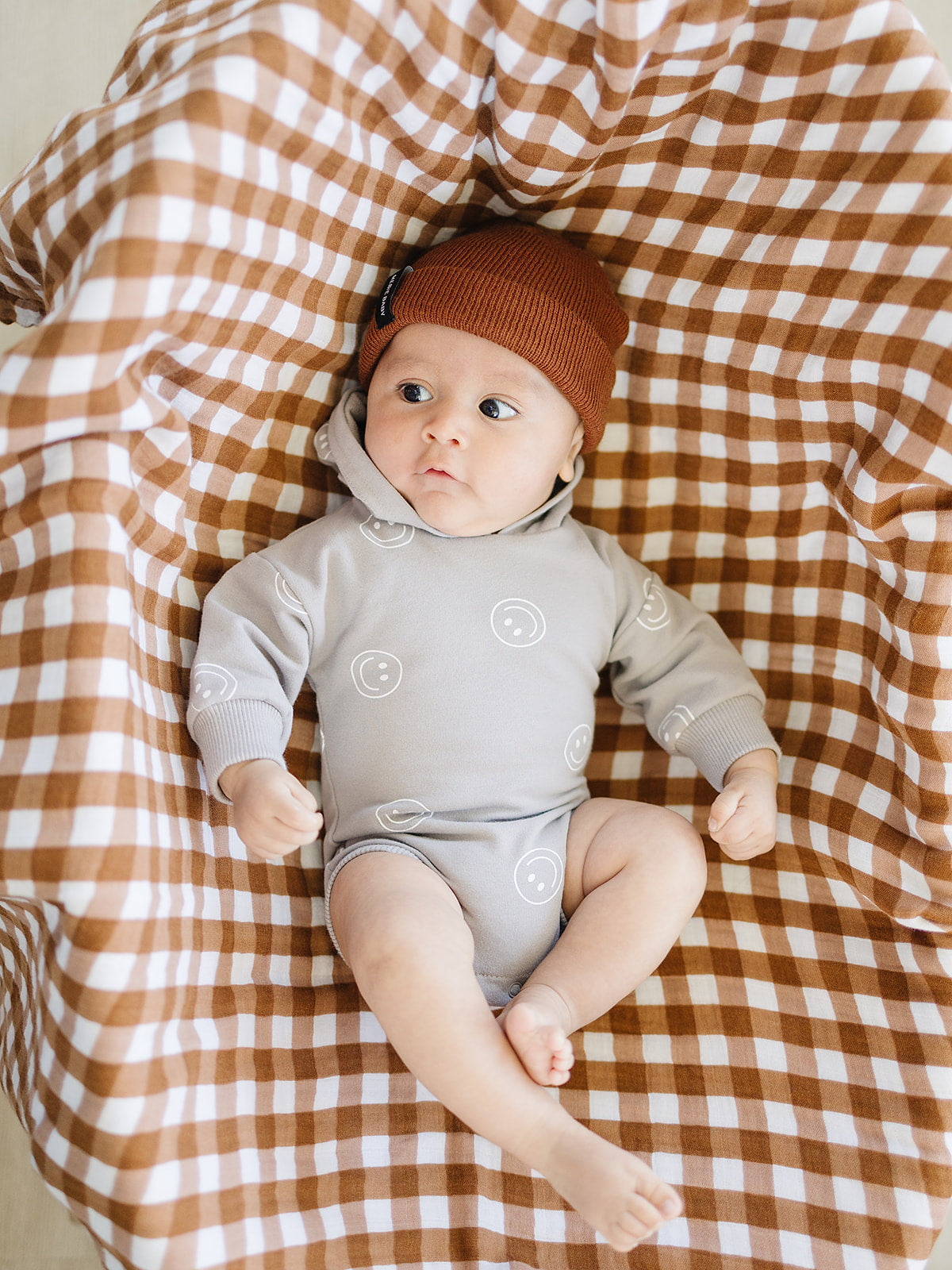 Brown Mebie Baby Beanie