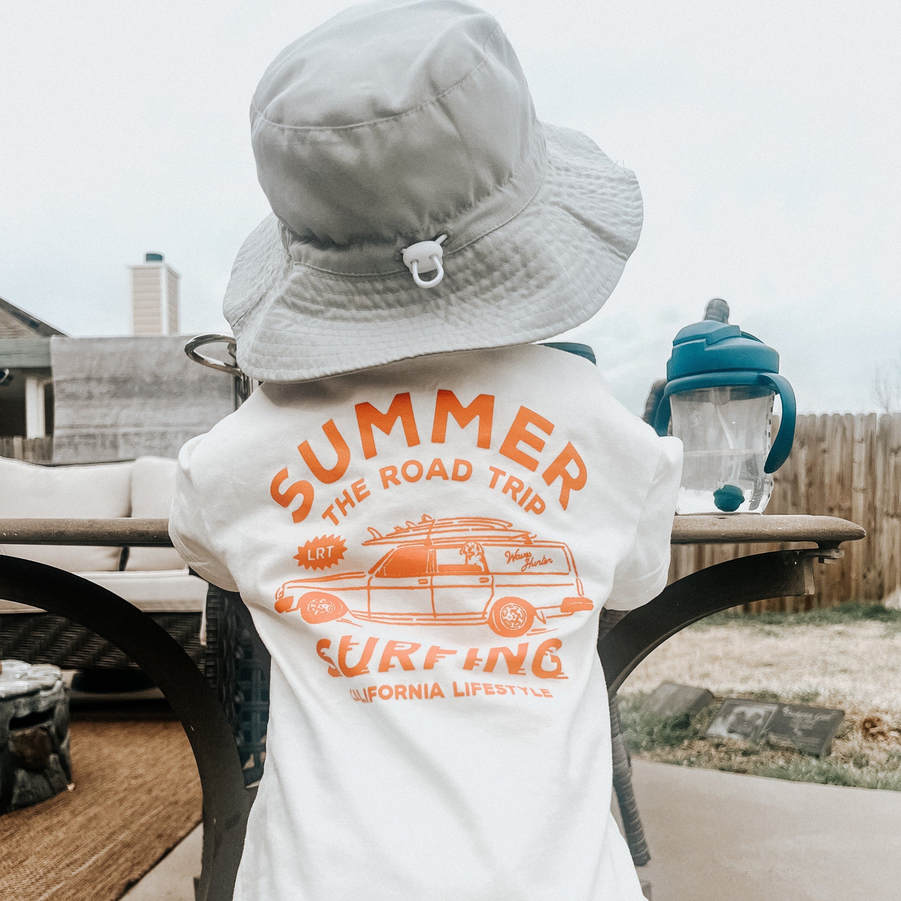 LET'S COAST TEE - ORANGE CRUSH