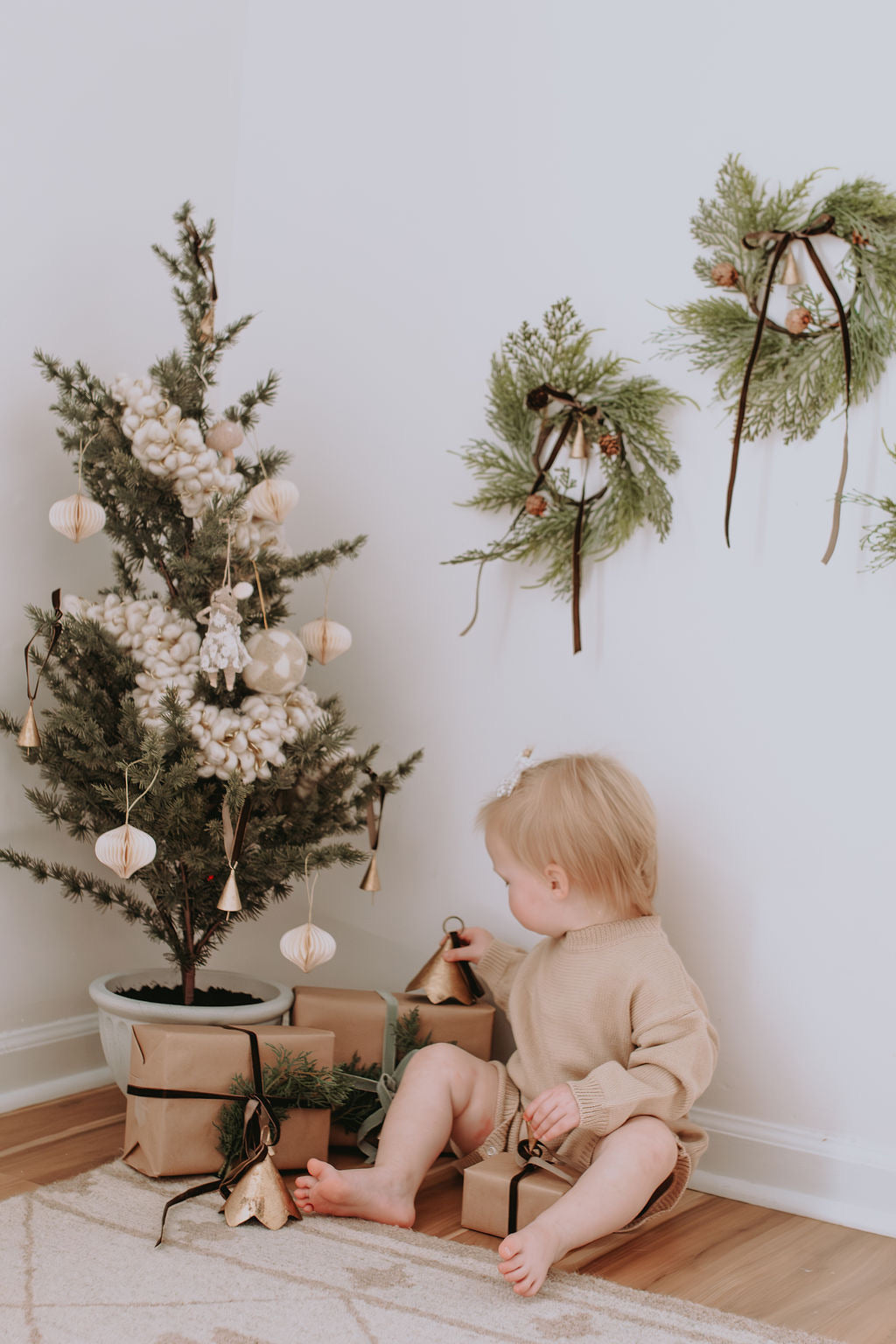 Wallis Knit Romper in Beige