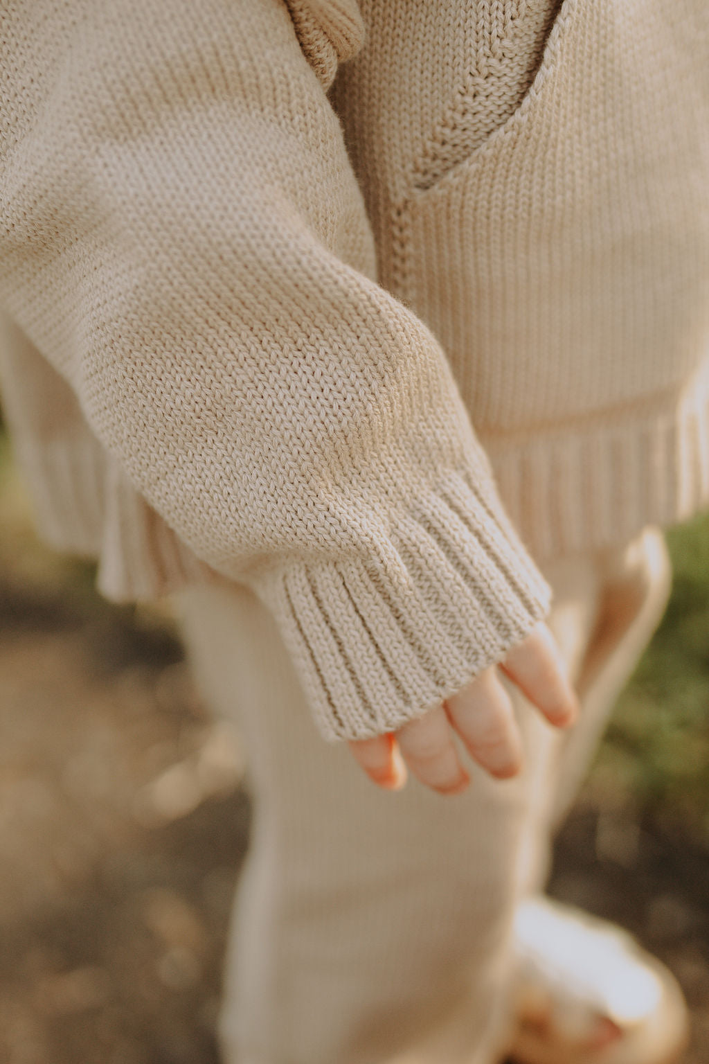 Hunter Knit Set in Beige