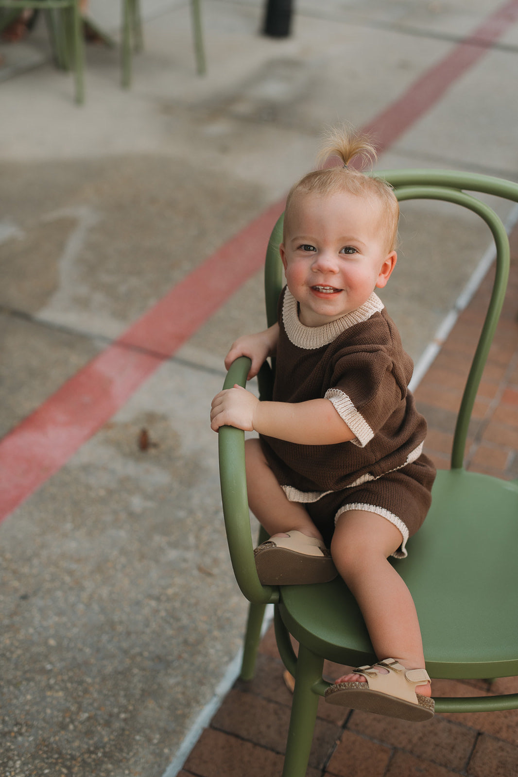 Owen Knit Set in Brown