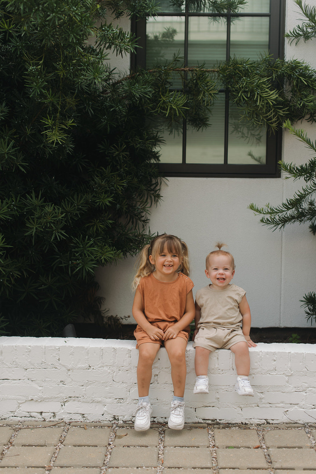 Tate Sleeveless Set in Burnt Orange