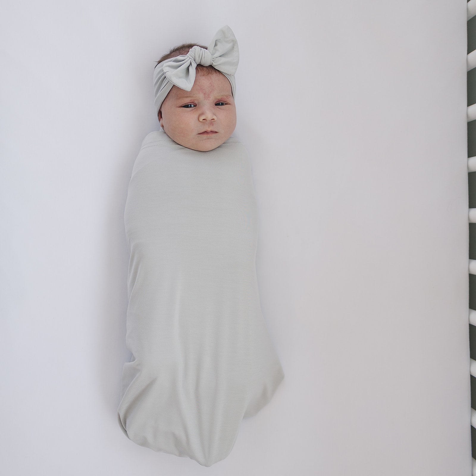 Stone Bamboo Stretch Swaddle