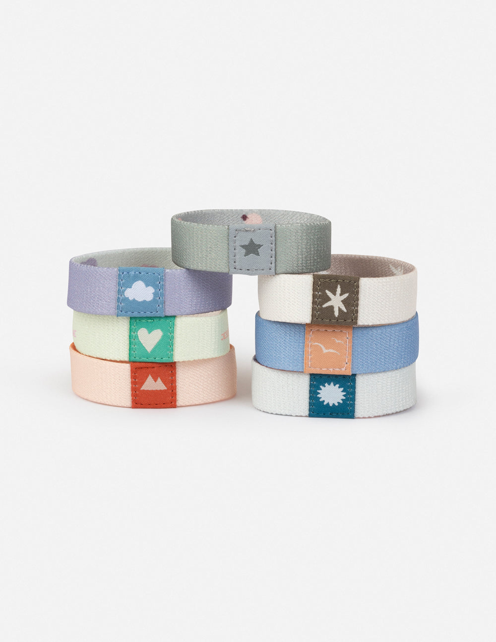 Pastel Kids Reversible Wristband Pack