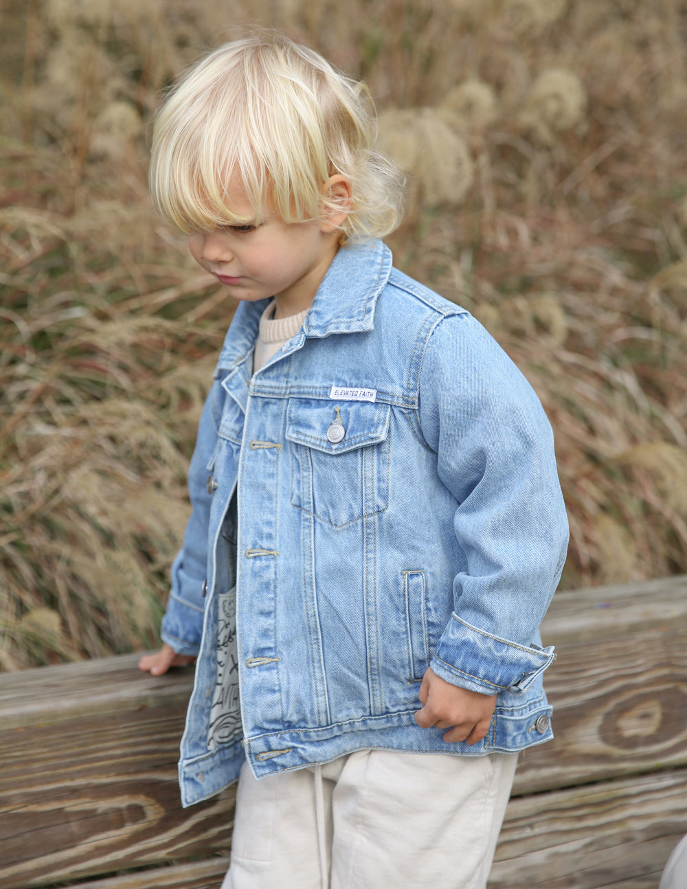 What a Friend in Jesus Kids Denim Jacket