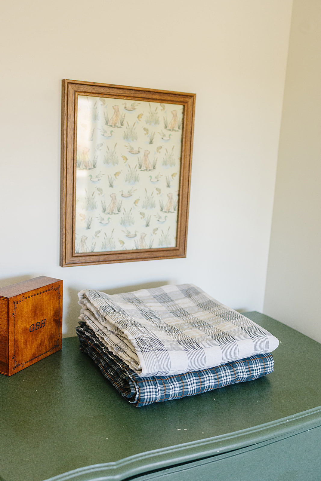 Coastal Plaid + Navy Muslin Quilt