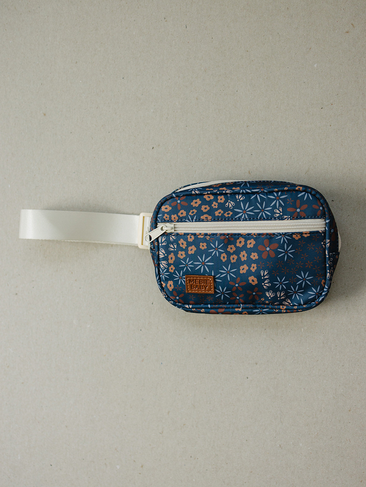 Navy Floral Mini Fanny Pack