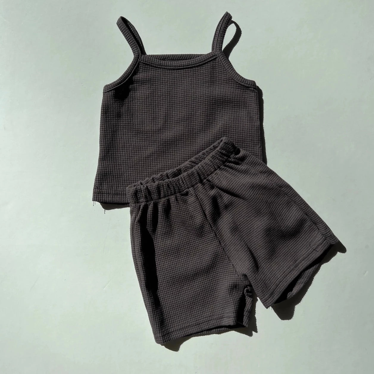 Waffle Short Set