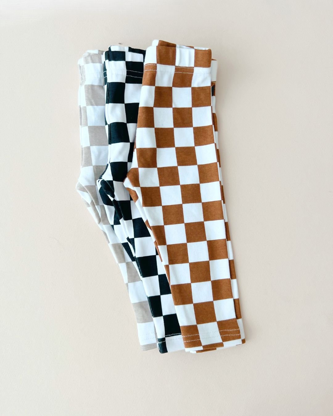 Checkered Leggings | Black