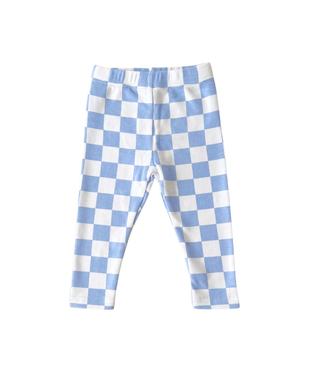 Checkered Leggings | Blue