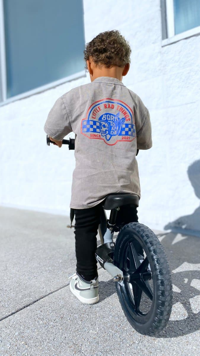 TIL DEATH DO WE RIDE TEE - GRAY