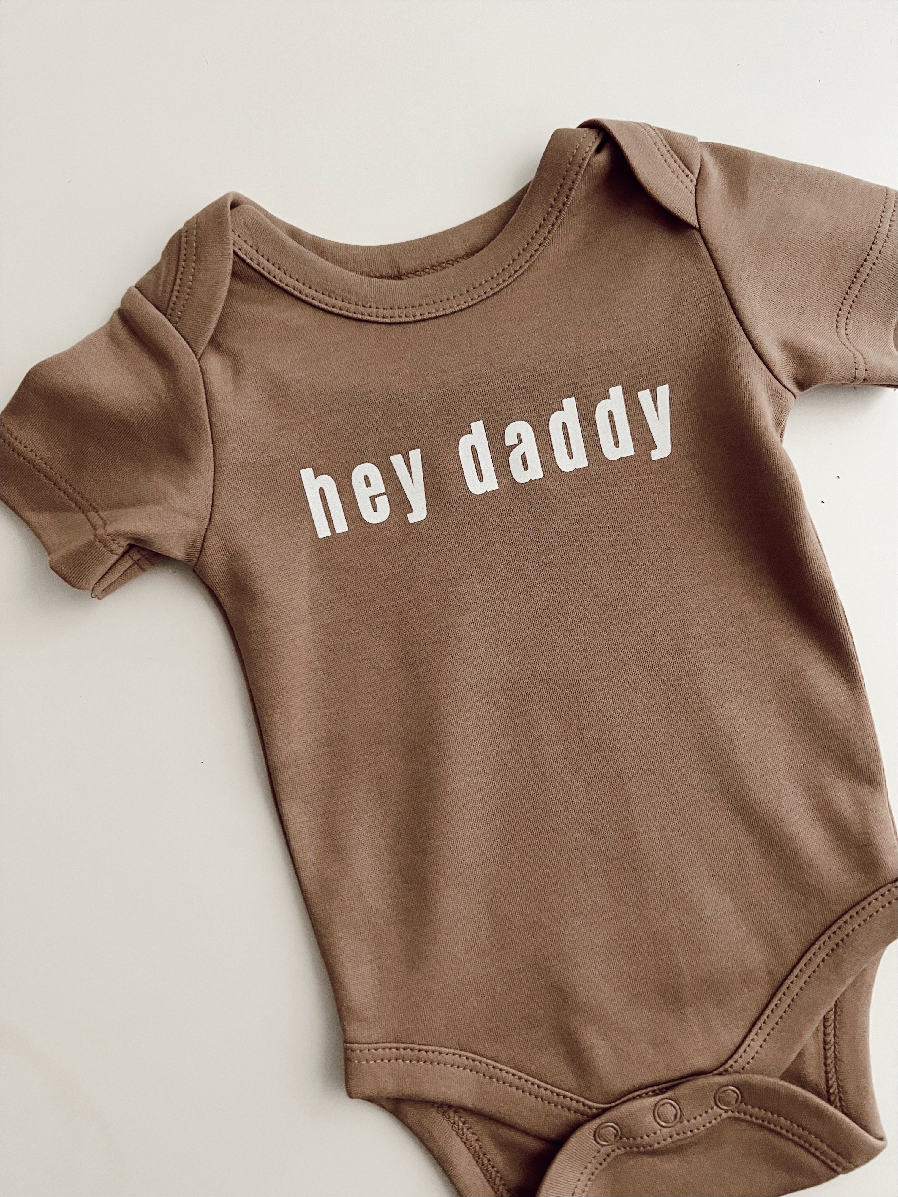 Hey Daddy Organic Onesie