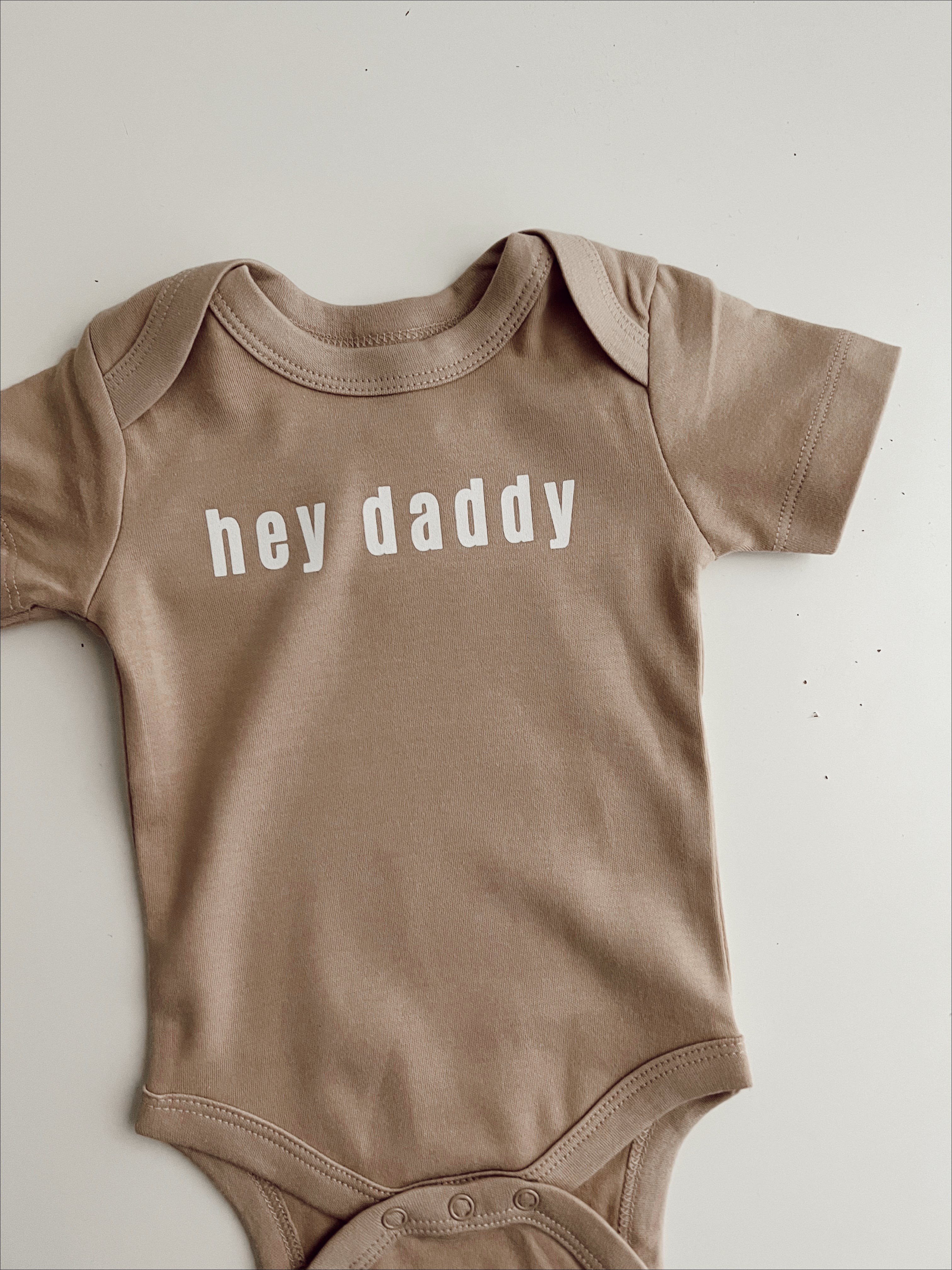 Hey Daddy Organic Onesie