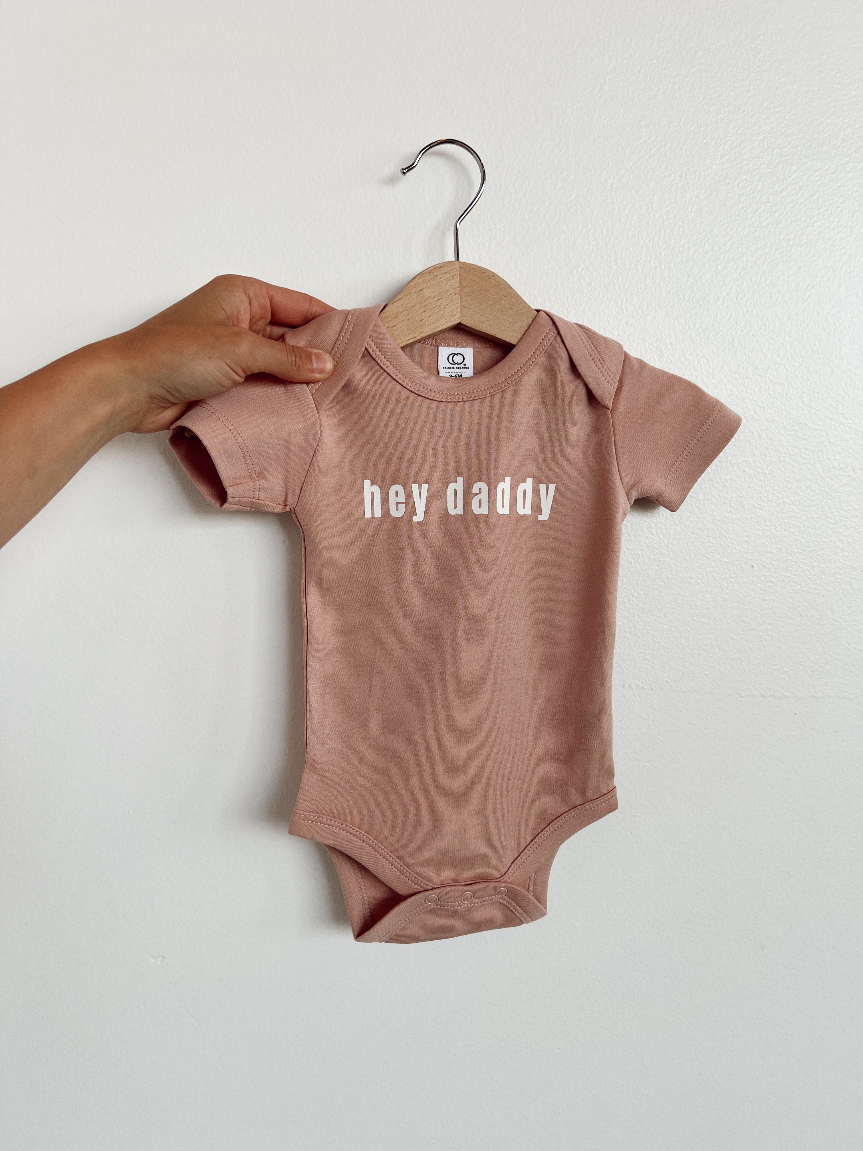 Hey Daddy Organic Onesie